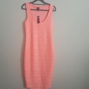 NWT 2B BEBE pink bodycon dress size M